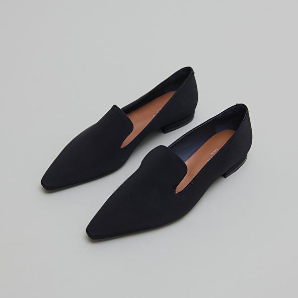 jonak Ballerines à pattes in black textile DANTESSE