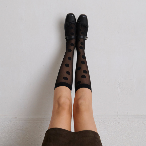 Jonak Ballet Flats With Adjustable Buckles In Black Leather DOMINANTE