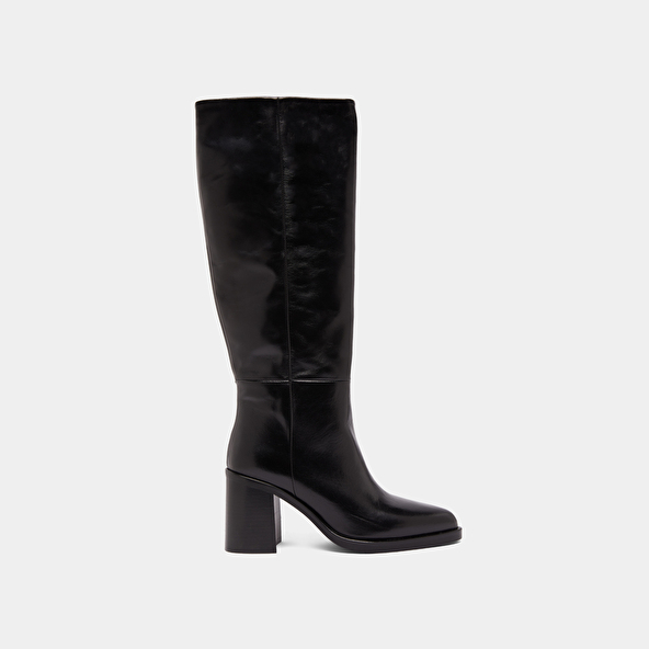 Jonak Boots With Laminated Heels In Black Leather DICKINSON