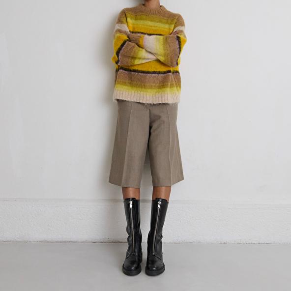 jonak Bottes à élastiques in black distressed leather ALEP