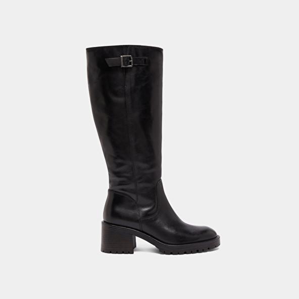 Jonak Bottes à Semelles Crantées In Black Leather CECILIEN