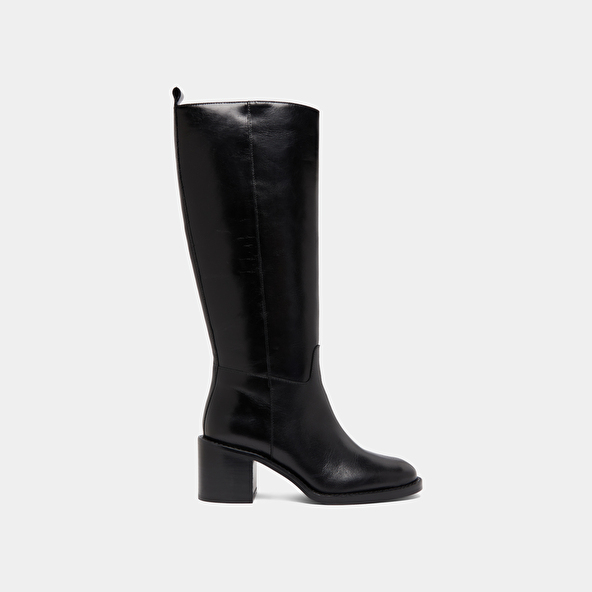 Jonak Bottes Hautes à Talons In Black Leather BONNIE