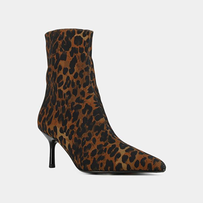 Jonak Bottines à Bouts Pointus In Leopard Print DIEM