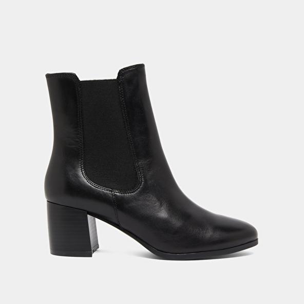 Jonak Bottines à Talons Et élastiques In Black Leather ALDERIC