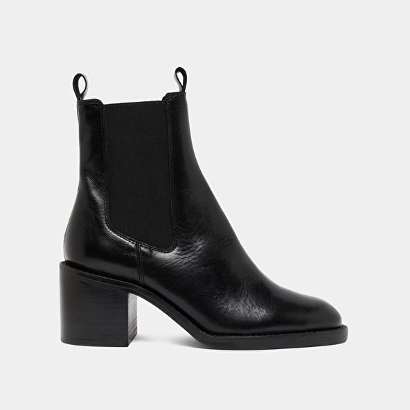 Jonak Bottines à Talons Et élastiques In Black Leather BERTILLE