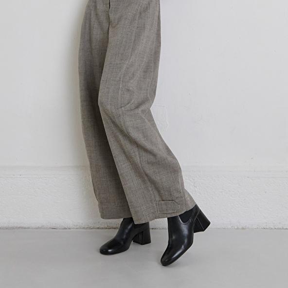 Jonak Bottines à Talons Et élastiques In Black Leather DENON