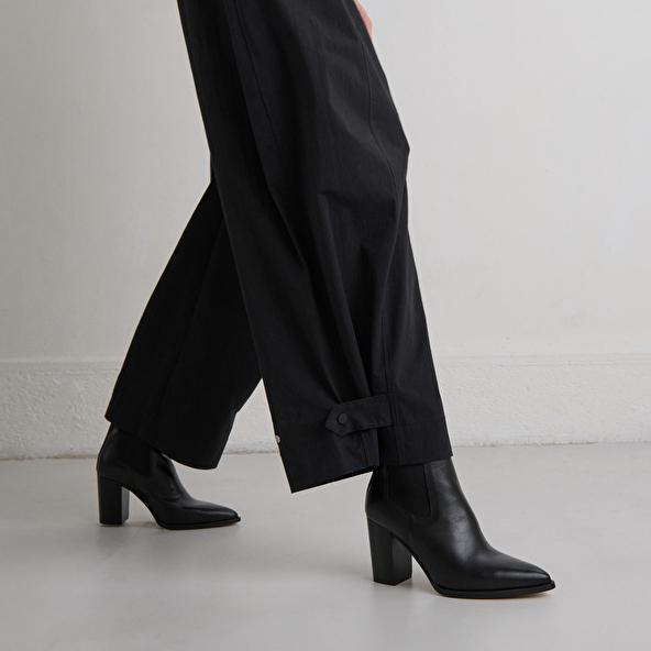 Jonak Bottines à Talons Et élastiques In Black Leather PEPITA