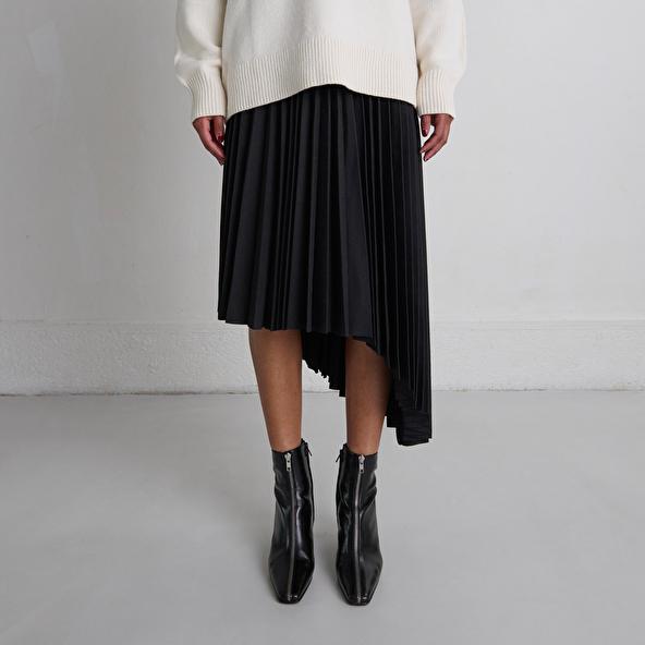 jonak Bottines à talons et fermetures éclairs in black leather DANZA