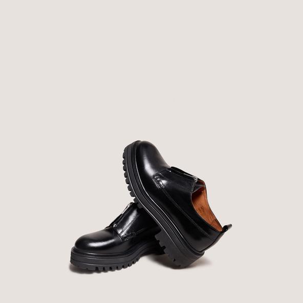 Jonak Derbies à Fermetures éclairs Et Semelles In Black Leather ANTALYA