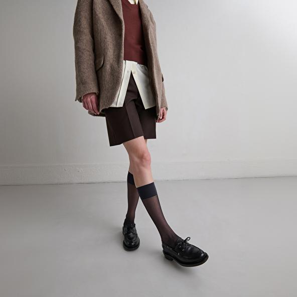 jonak Derbies à lacets épais in black leather PAOLO