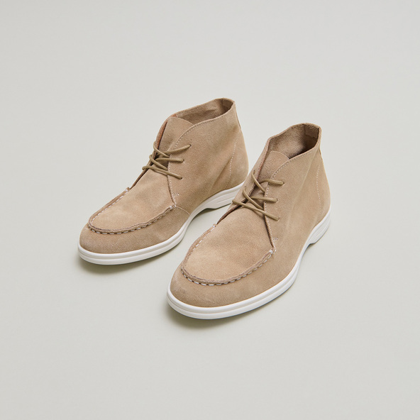 jonak Derbies with topstitching in beige crust OLYMPE
