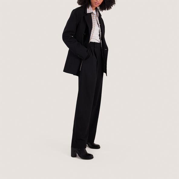 Jonak Elastic Booties With Rounded Toes In Black Leather BREAK