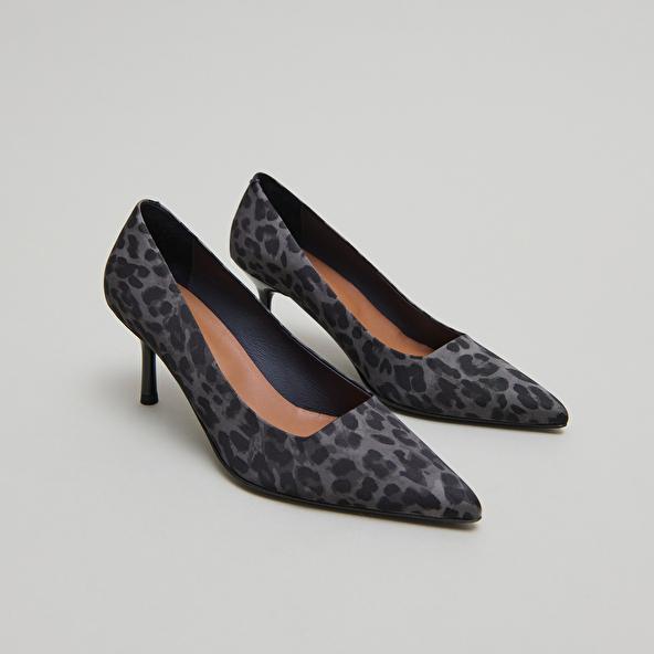 Jonak Escarpins à Bouts Pointus In Gray Leopard DUNDEE