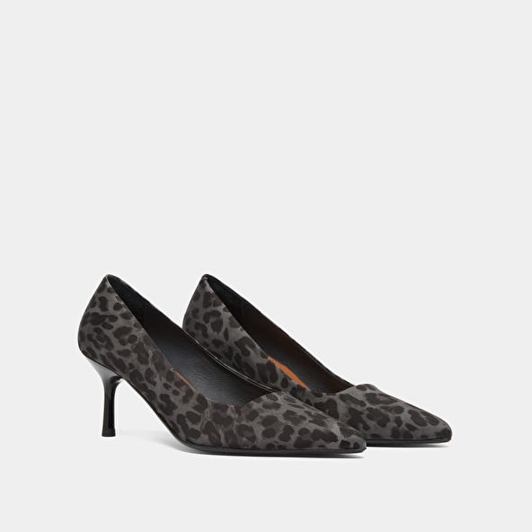 Jonak Escarpins à Bouts Pointus In Gray Leopard DUNDEE
