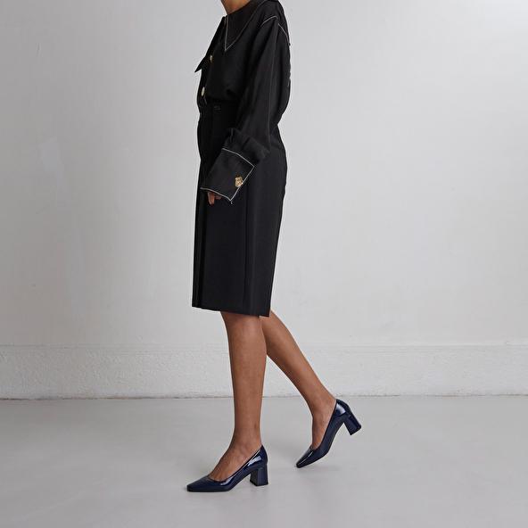 jonak Escarpins à talons recouverts in blue patent DULINA