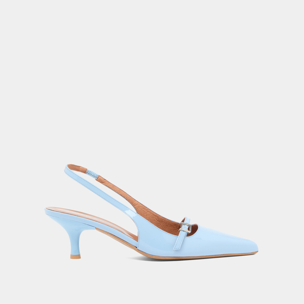 Jonak Heeled Pumps In Light Blue Varnish DAMOISELLE