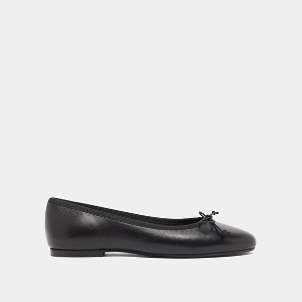 Jonak Ballerines à Lacets In Black Leather DELFINA
