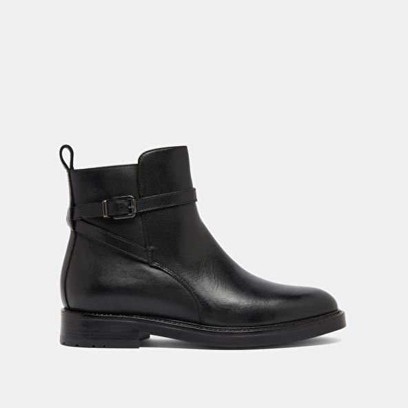 jonak Boots à boucles in black leather CLEA