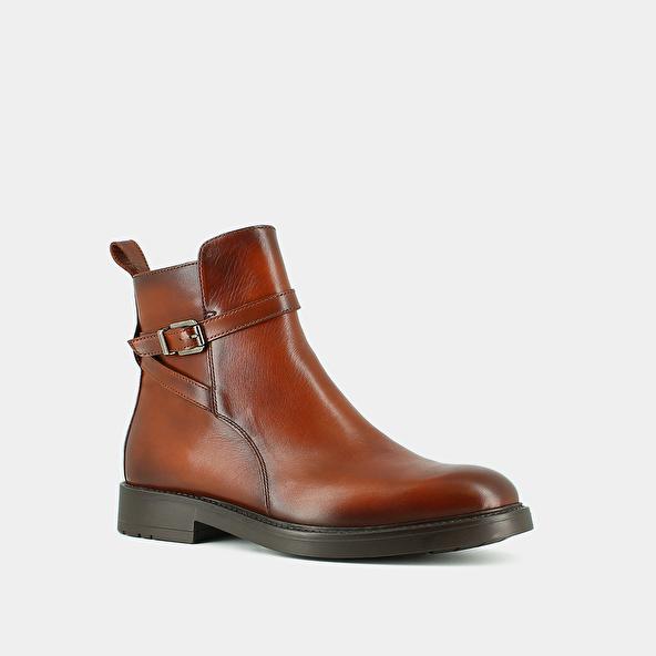Jonak Boots à Boucles In Cognac Leather CLEA