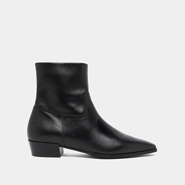 Jonak Boots à Bouts Pointus In Black Leather PACHA