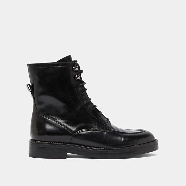 Jonak Boots à Lacets In Black Leather ALIDA