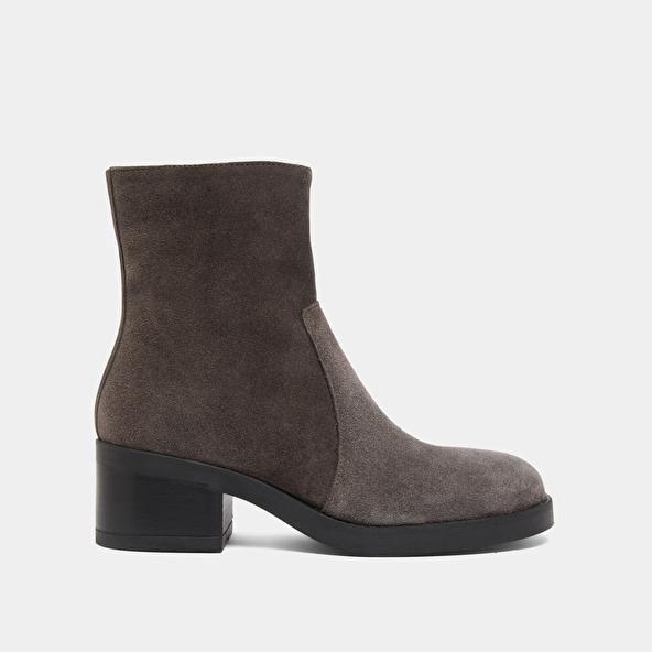 Jonak Boots à Talons Droits In Grey Suede BUENA