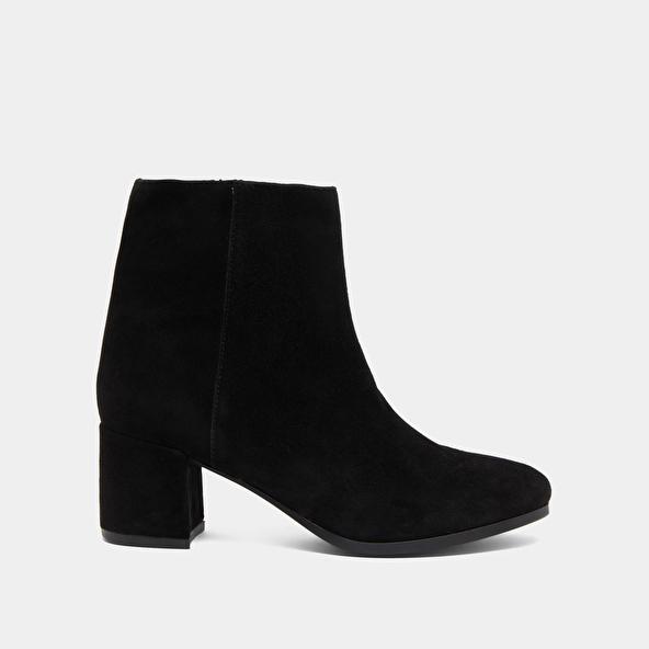 Jonak Boots à Talons In Black Suede ANNICK