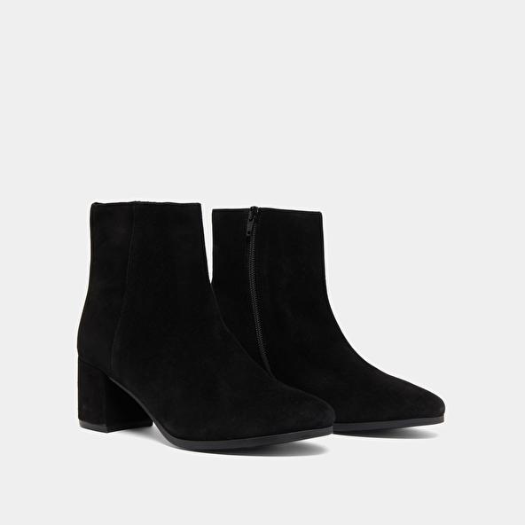 Jonak Boots à Talons In Black Suede ANNICK