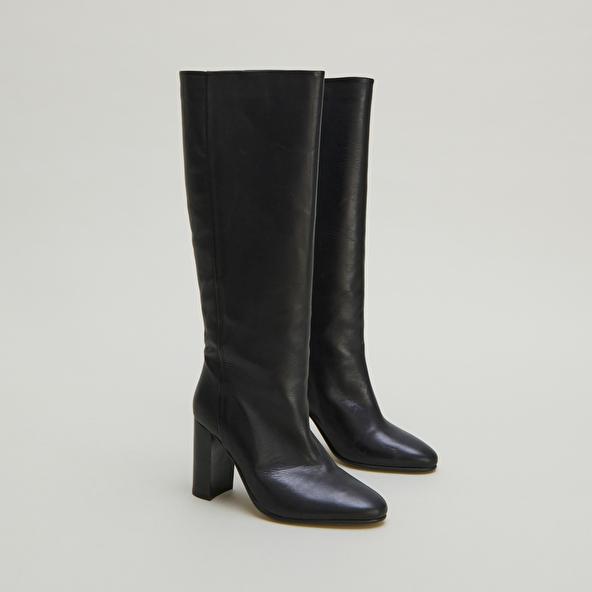 Jonak Boots With Heels In Black Leather VENEZUELA