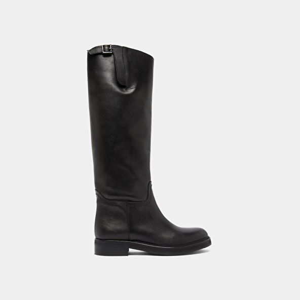 Jonak Bottes Cavalières In Black Leather READY