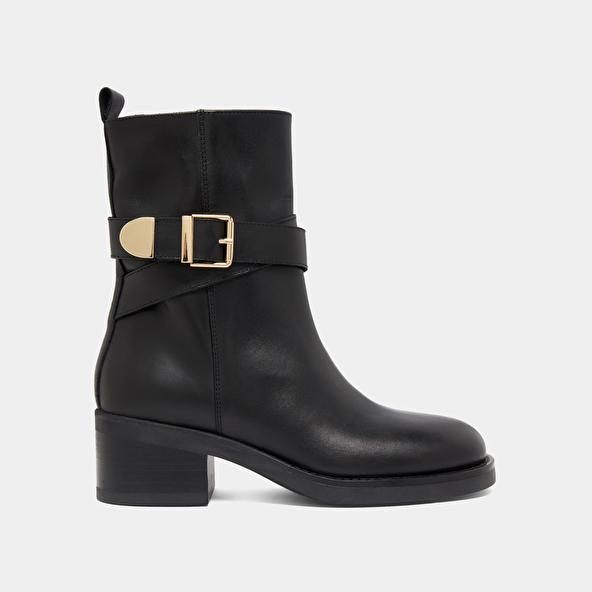 Jonak Bottines à Boucles In Black Leather IMA