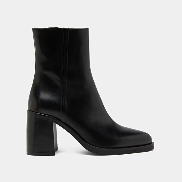 Jonak Bottines à Talons In Black Leather DOLOR