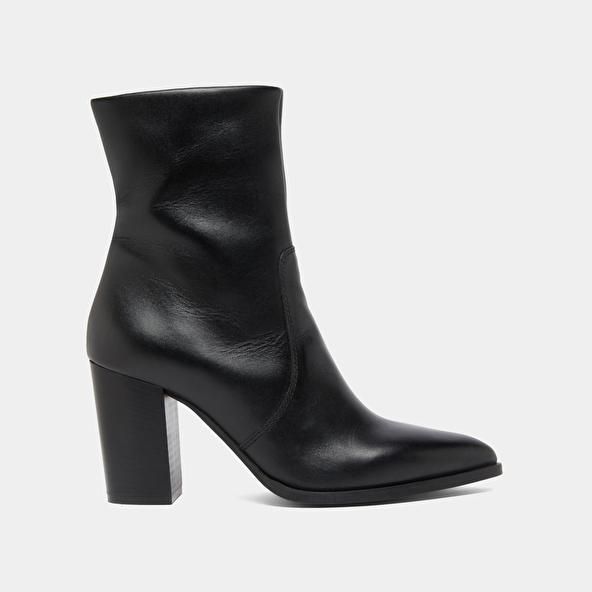 Jonak Bottines à Talons In Black Leather PERLE
