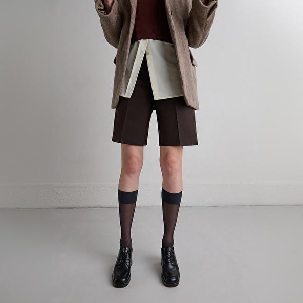 jonak Derbies à talons in black leather VIVALDI