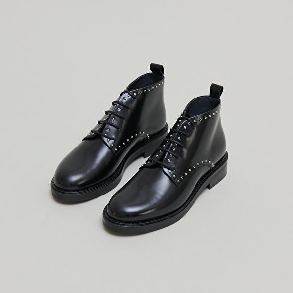 jonak Derbies hautes in black leather DUTRONC