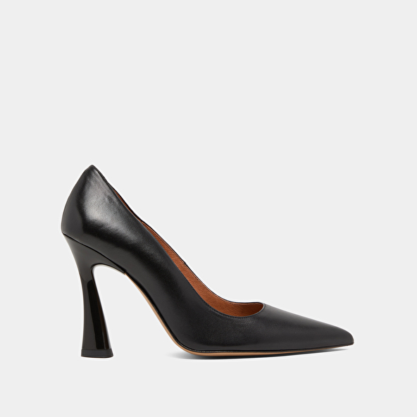 Jonak High Heel Pumps In Black Leather DABATE