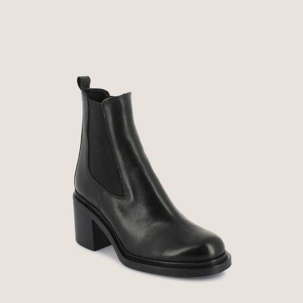 Jonak High-heeled Boots In Black Leather MAYA