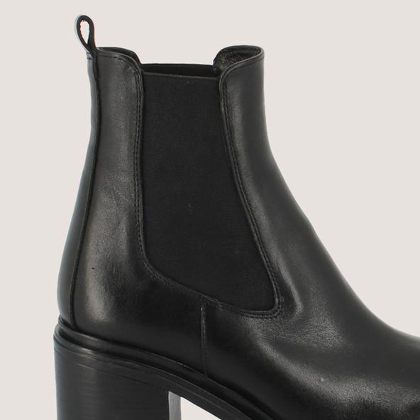 Jonak High-heeled Boots In Black Leather MAYA