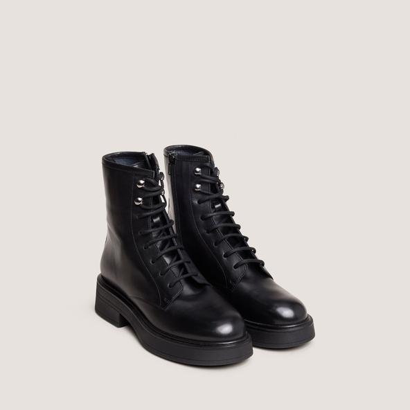 Jonak Lace-up Boots In Burgundy Suede DITTO