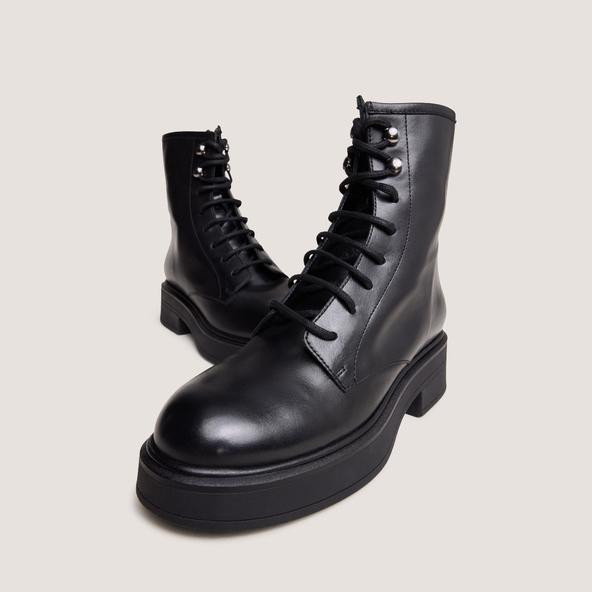 Jonak Lace-up Boots In Burgundy Suede DITTO