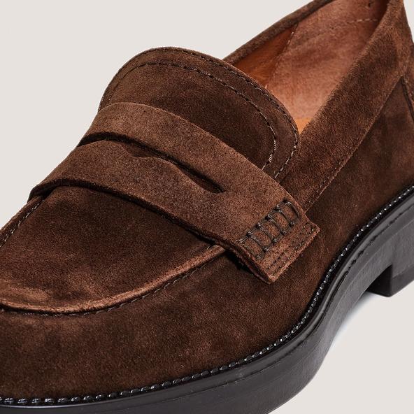 Jonak Loafers With Round Toe In Brown Suede MIRNA
