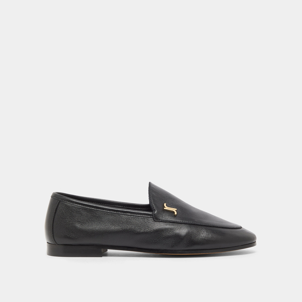 Jonak Monogrammed Loafers In Black Leather DATY