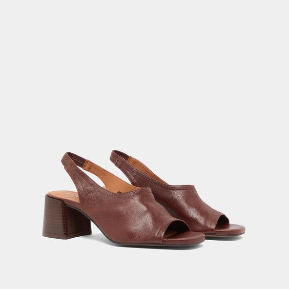 Jonak Open-toe Sandals In Brown Leather BROWNIE