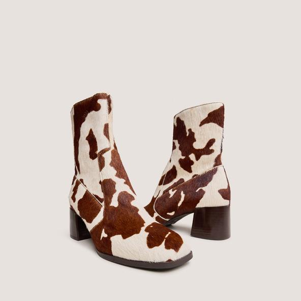 jonak Oval-toe ankle boots in black suede DEBRIEF