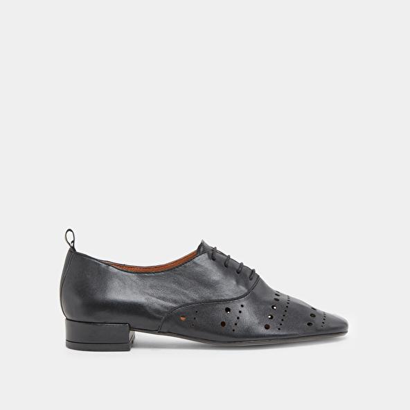 Jonak Oxfords With Laces In Black Leather ADENAE