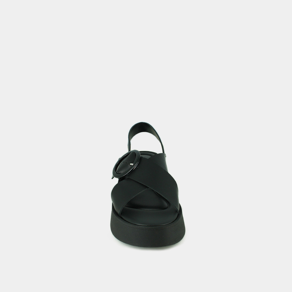 Jonak Platform Sandals In Black Leather EMILIA