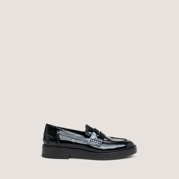 Jonak Round-toed Loafers In Black Patent MIRNA