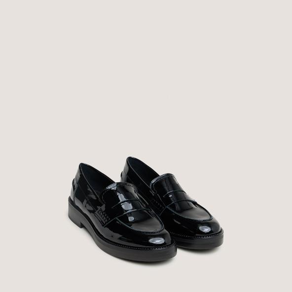 Jonak Round-toed Loafers In Black Patent MIRNA