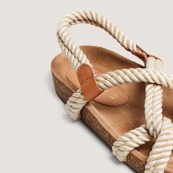 Jonak Sandals In Beige Rope WILLOW