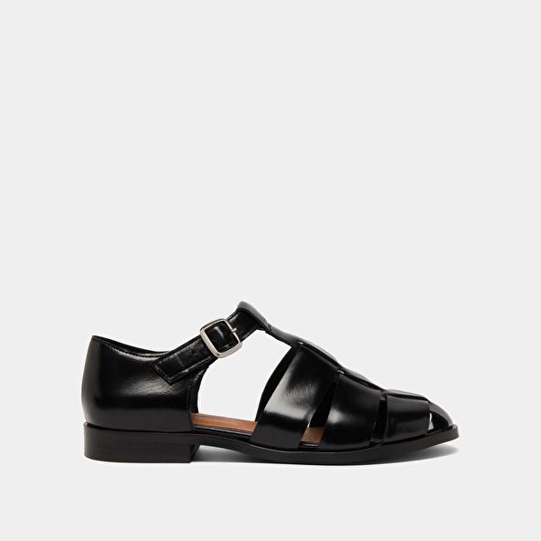 Jonak Sandals In Black Leather AGOSTA